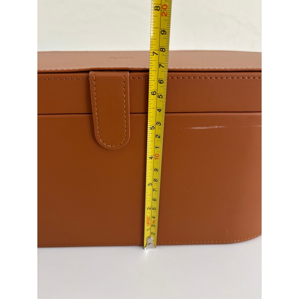 Dyson Airwrap Supersonic‎ Presentation Case Tan Brown Storage Box Magnetic Clasp - Picture 13 of 13